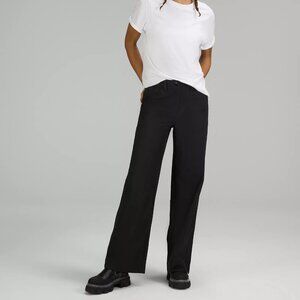City Sleek 5 Pocket High-Rise Wide-Leg Pant Full Length Light Utilitech